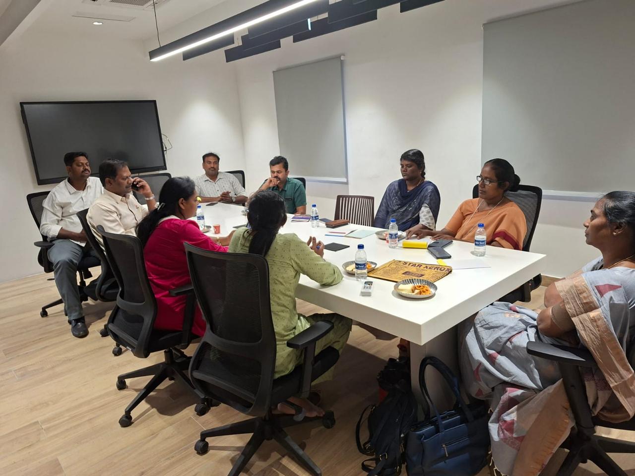 Mentor speaking to a hall full of students